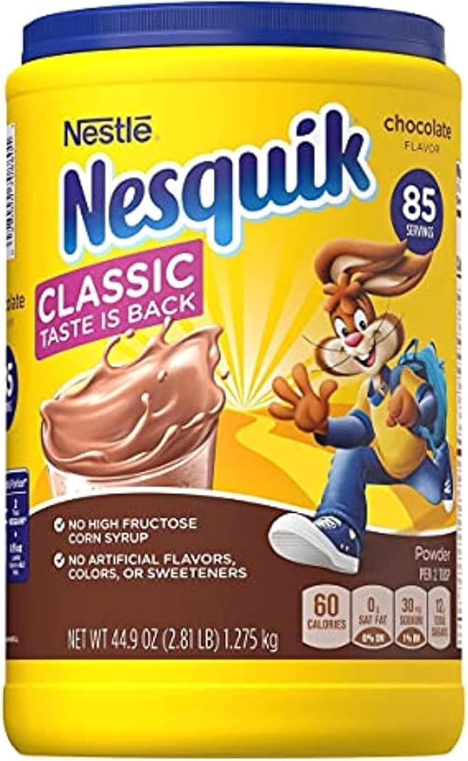 Mainstream Chocolate Milk (e.g. Nesquik)